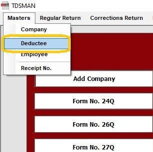 Deductee Master tm-deductee-master