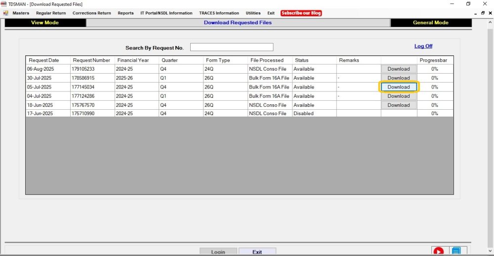 Download requested files 3