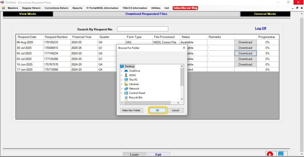 Download requested files 4