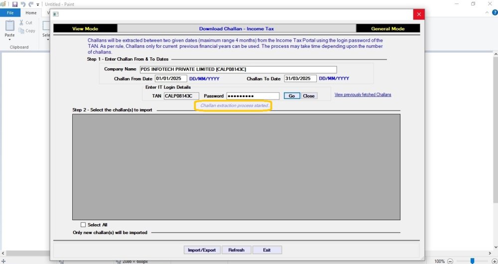 Get Challan from Income tax 3