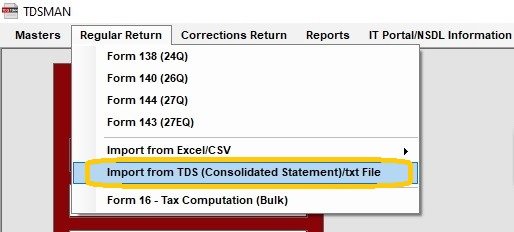 Import From TDS File