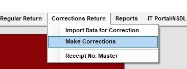 Make Corrections