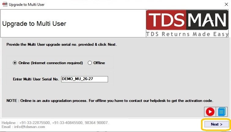 Multiuser Upgrade Step 2
