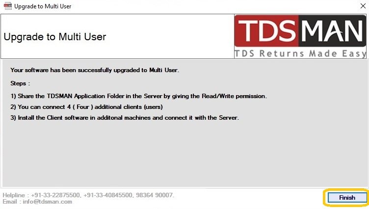 Multiuser Upgrade Step 3
