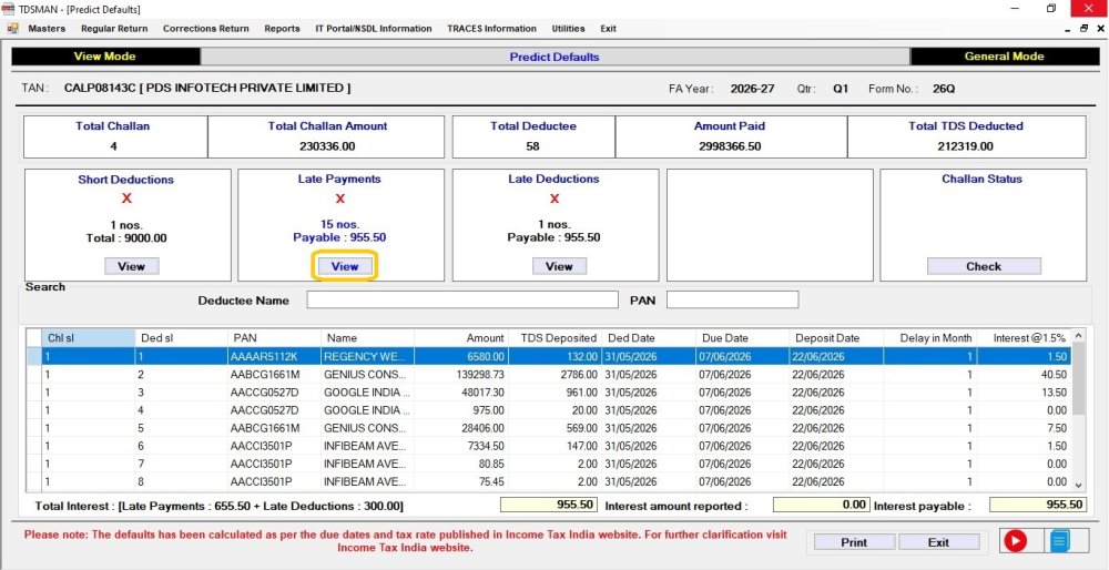 Predict Defaults - Late Payment