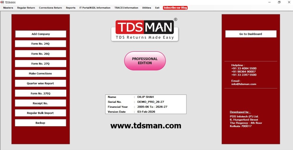 TDSMAN Home Page