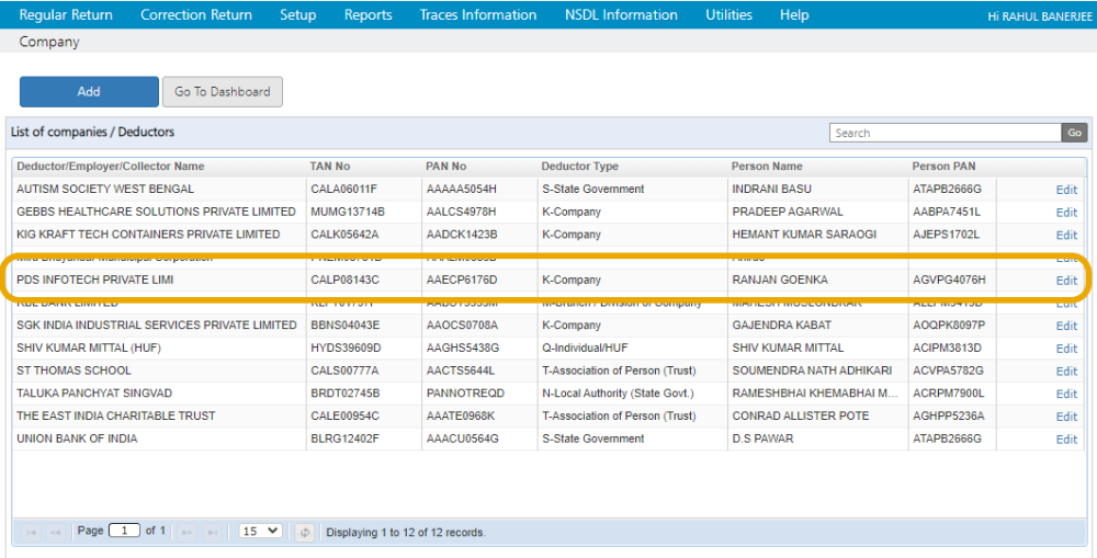 Company List 2