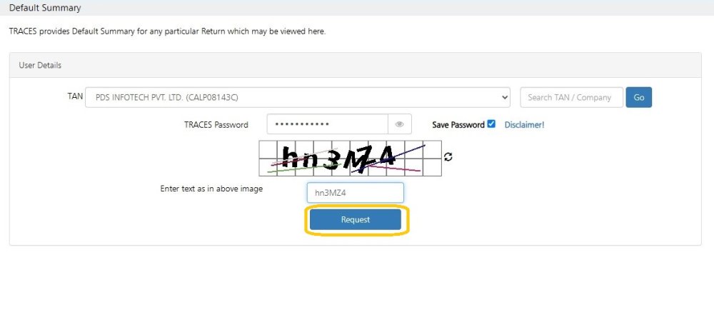 Default Summary view-default-summery-2