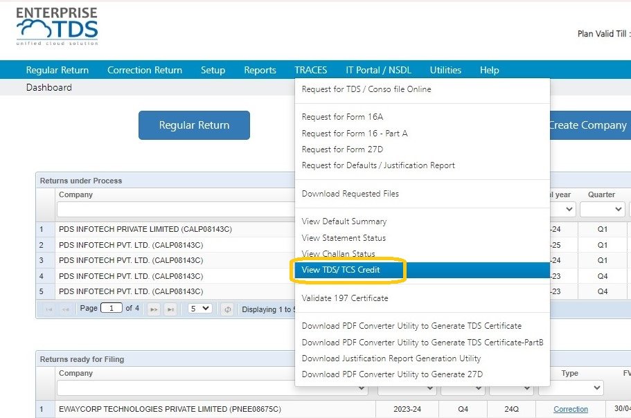 view-tds-tcs-credit