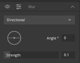 Directional Blur Modifier