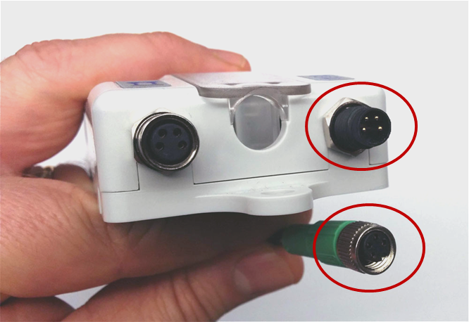 M8 4 Pin Male Motor Port with Senergy Ai Motor Female Connector