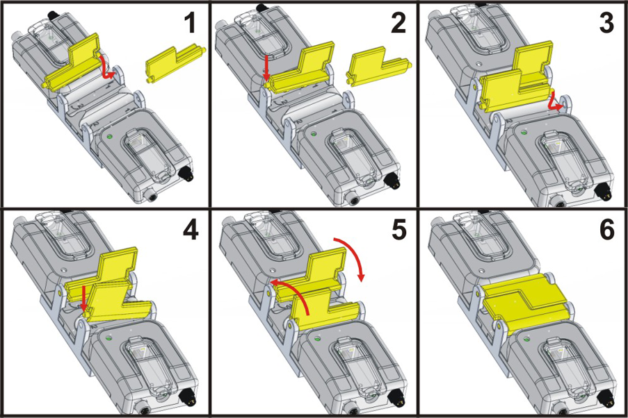 Module Assembly Onto Mounting Bracket With Clamps