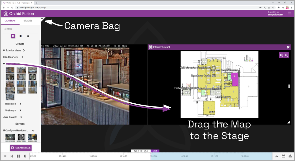 Vms Map Adding/Removing Maps - Orchid Hybrid/Fusion VMS User Guide - 22.9
