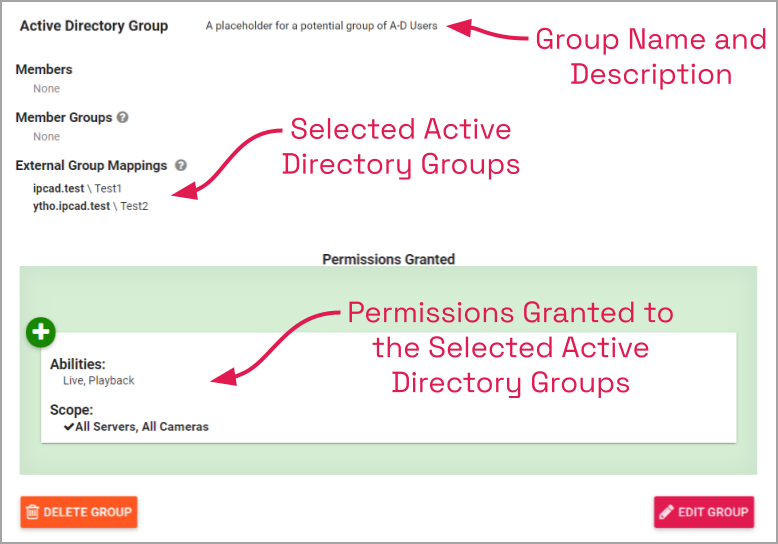 Add a Permission Group for Active Directory - Orchid Hybrid/Fusion VMS ...