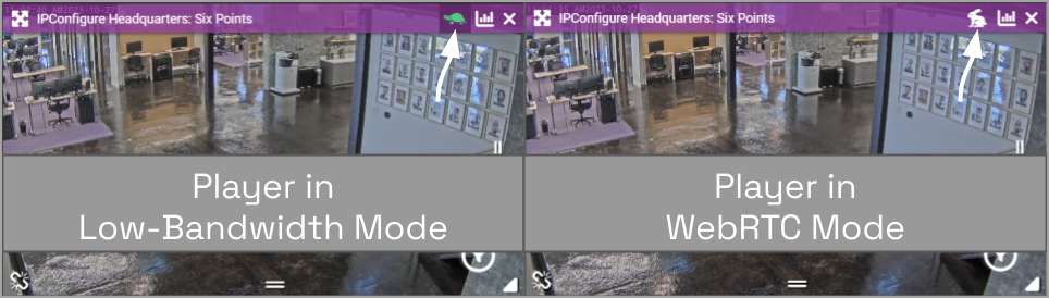Changing Player Mode or Stream - Orchid Hybrid/Fusion VMS User Guide ...