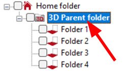 3D Parent folder highlighted in Project Explorer