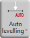 Auto Leveling button on Flexijet sreen
