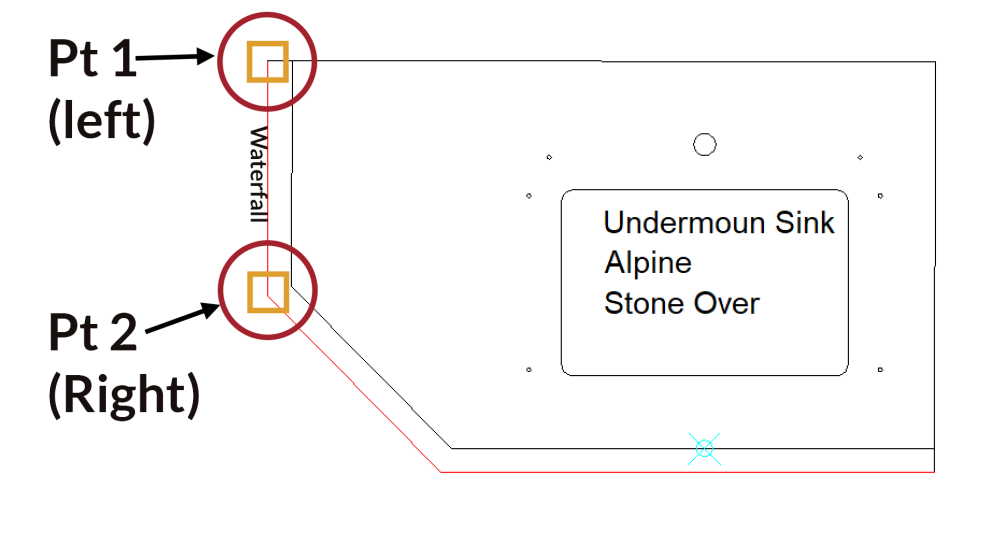 Measuring a Waterfall Flexijet Stone 1