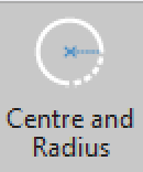 Circle Centre and Radius icon