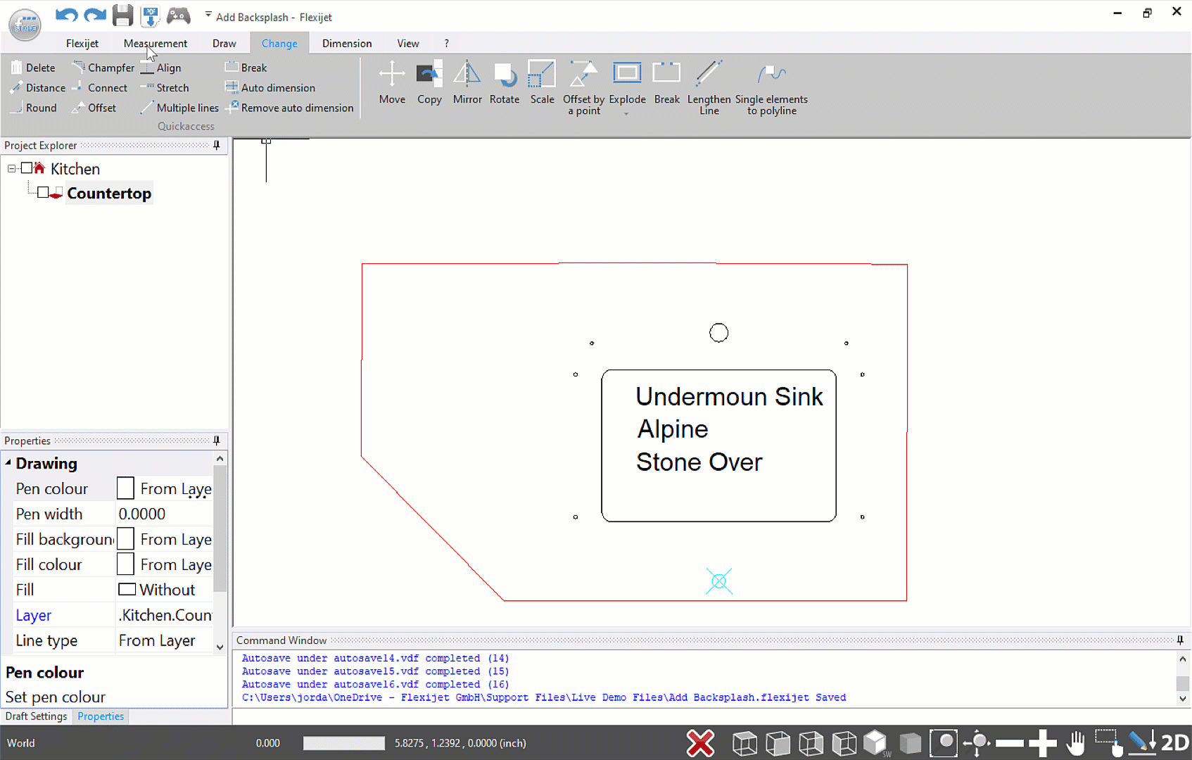 Create backsplash gif