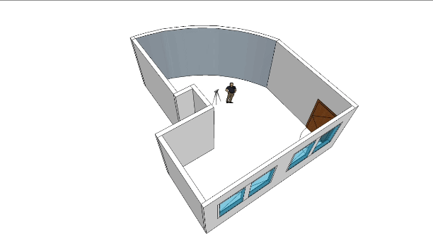 Curved wall measurement gif