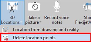 Delete Location Points from Drop down menu