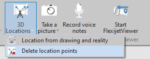 Delete Location Points from Drop down menu
