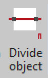 Divide object button