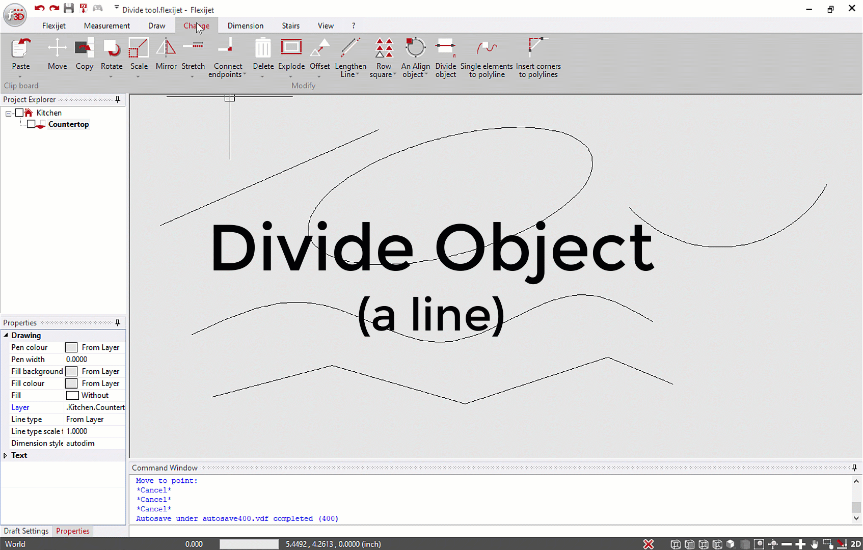 Divide tool Explanation GIF