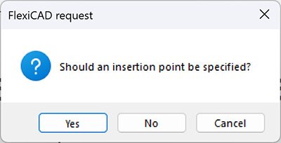 Export Select Objects dialog box insertion point be specified