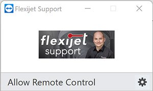 Flexijet Online Support tool picture