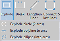 Flexijet Stone Drop-down Explode options