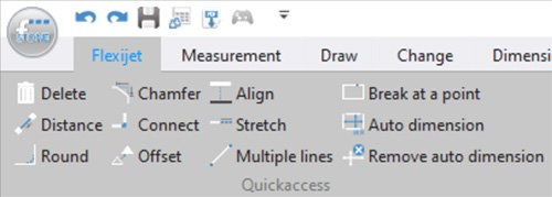 Flexijet Stone Quick-Access Toolbar