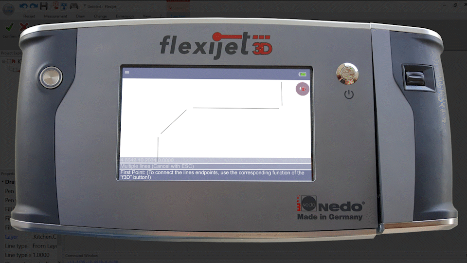 Gif Autofillet on flexijet Screen