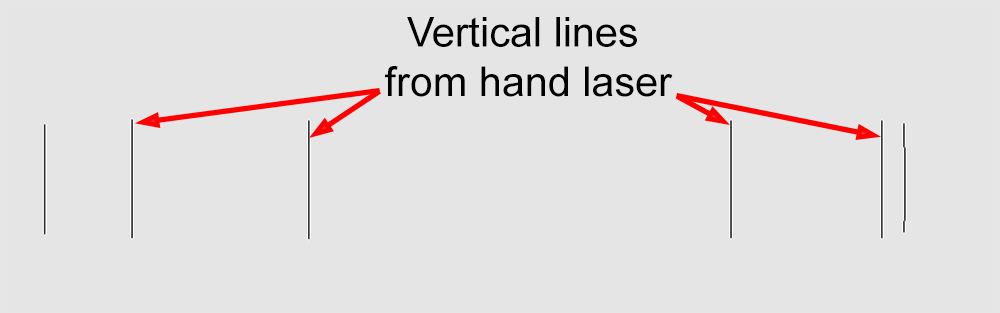 Software screenshot with vertical lines