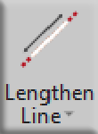 Lengthen line button FlexiCAD