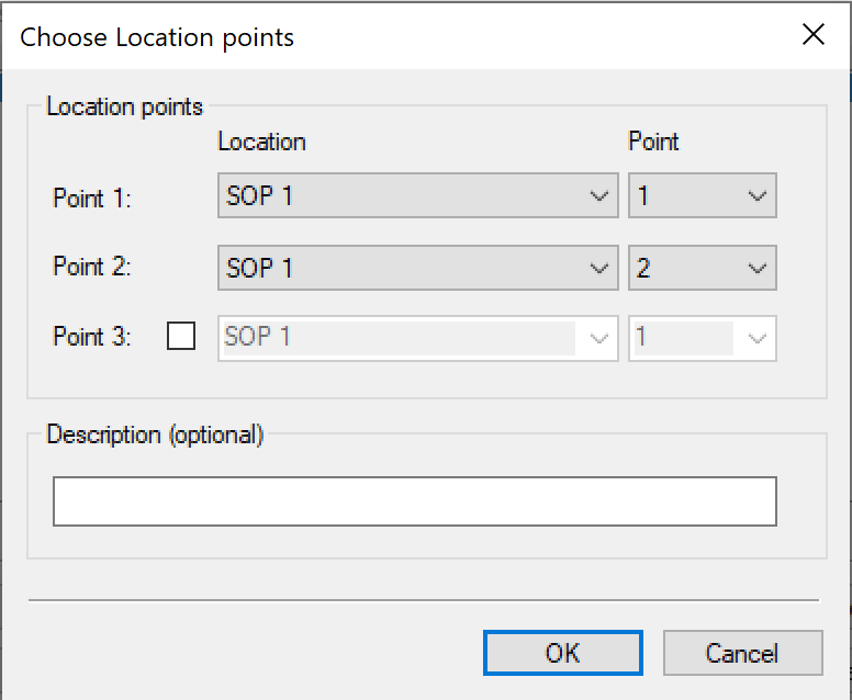 Flexicad Choose location points