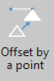 Offset by a point button