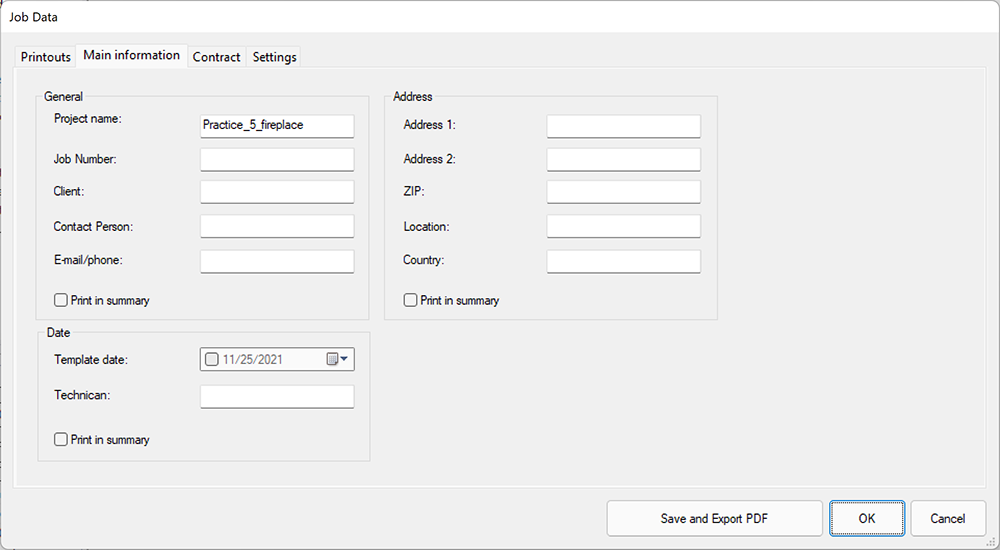 PDF tool Main Information
