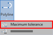 Maximum Tolerance button