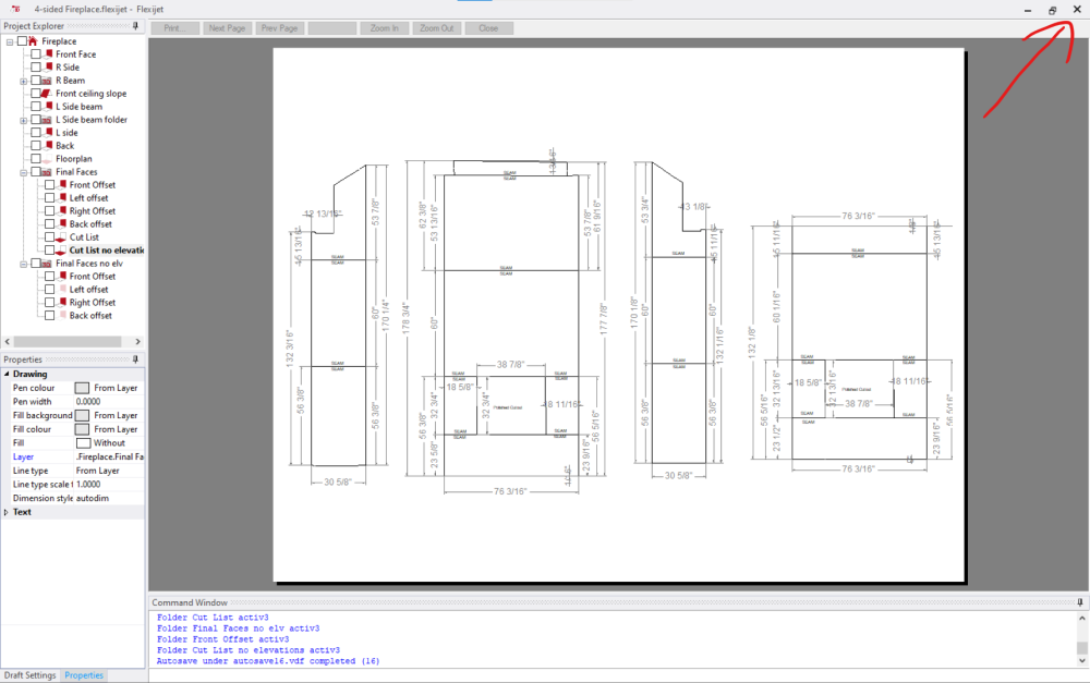 Print/Plot Preview Window