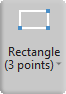 Rectangle 3 points icon
