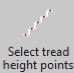 Select tread height points
