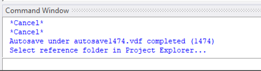 Series of measurements parallel to plane select folder