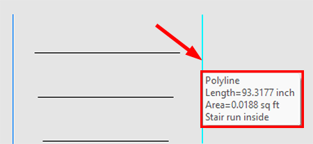 Stairs software view stair run inside