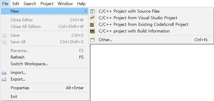 Create Ctl File Create a CT Project - User Manual - 3.2