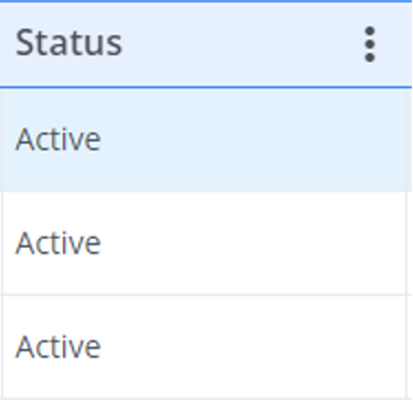 Figure 7 – Status column zoom-in