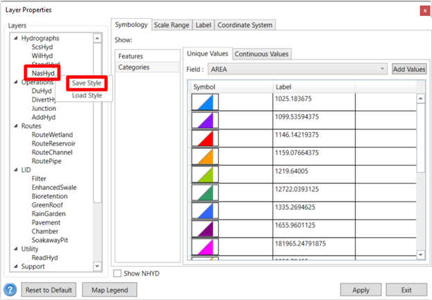 6.6.10 Save/Load Symbols - Visual OTTHYMO - 6