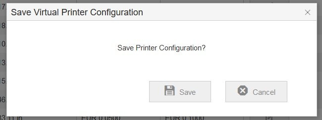 save Microsoft Universal Print queue