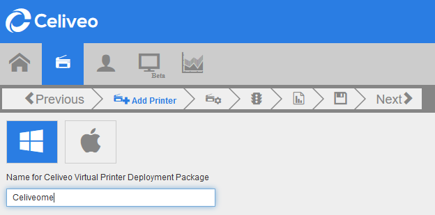 Add a Celiveo Shared Virtual Printer to Web Admin - Celiveo 8 - Ver  2023-09-23D